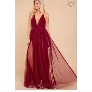 Luxxel tulle dress, New with tags L